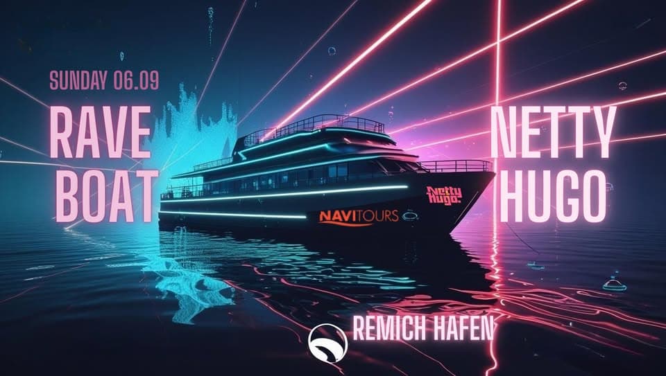 Rave Boat Sunday Vibes avec Netty Hugo