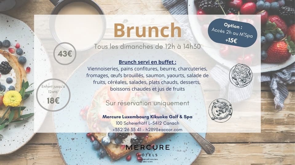 Brunch (avec option Spa)