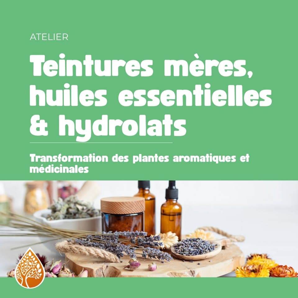 Mother tinctures, essential oils and hydrosols