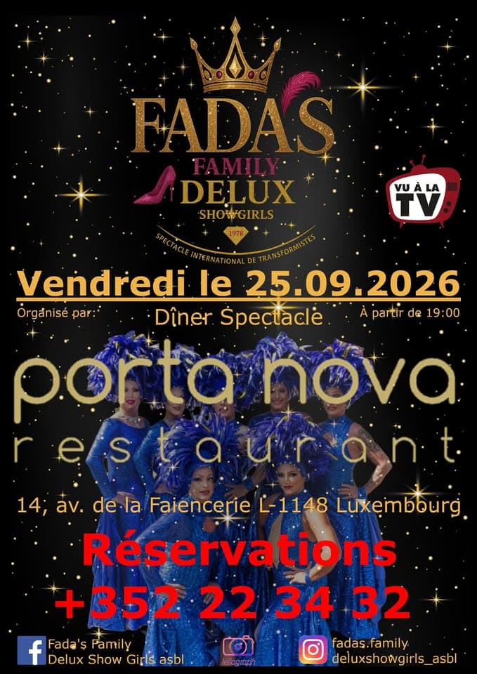 Fada's Family Delux Show Girls Performance - Porta Nova Restaurant Luxembourg