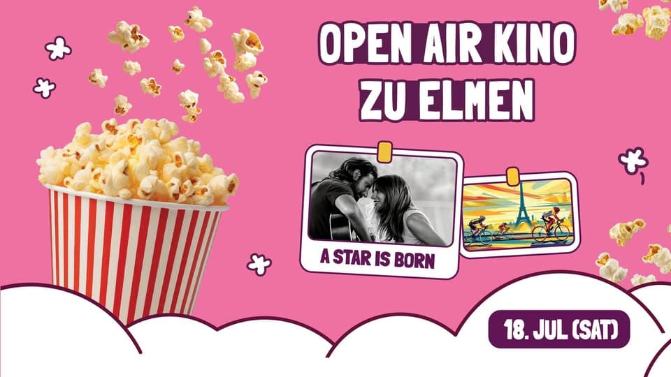 Cinéma en plein air à Elmen