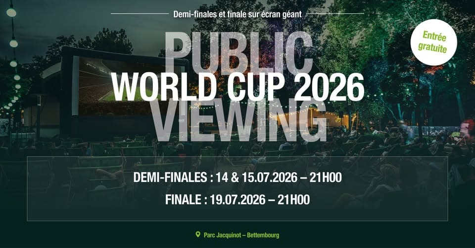 Public Viewing – Coupe du Monde 2026