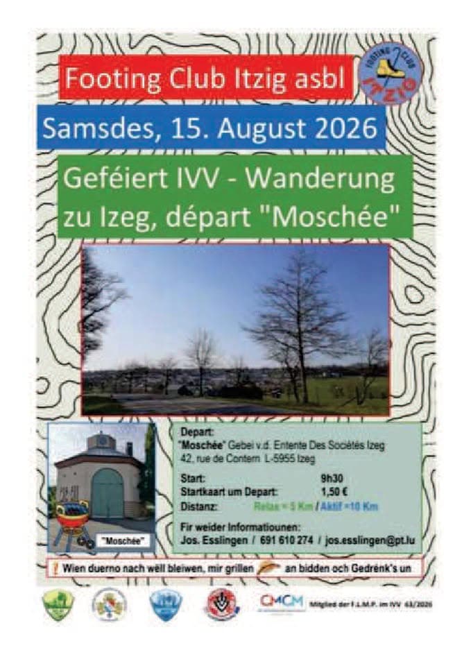 Randonnée ITZIG FLMP IVV organisée