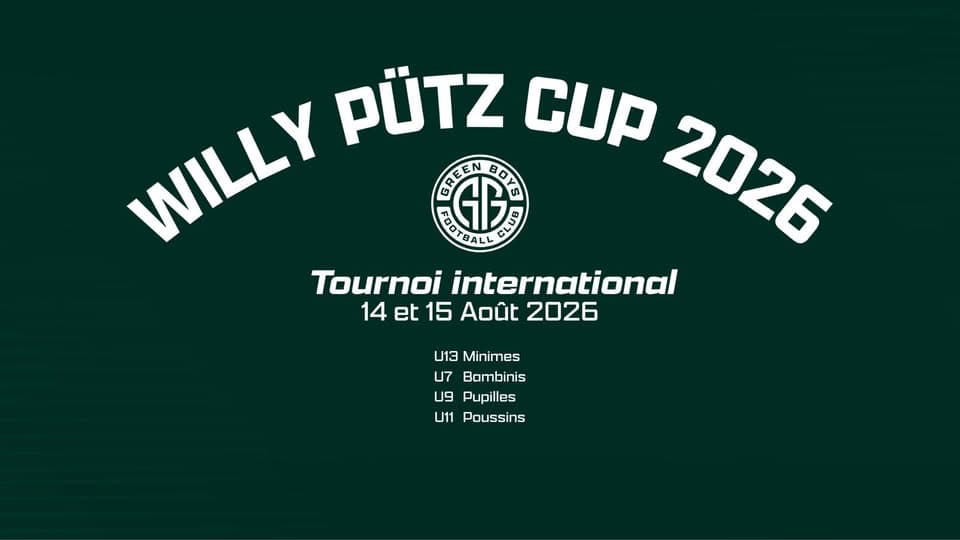 Willy Putz Cup 2026 - U7 à U13