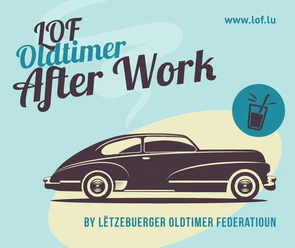 Afterwork Oldtimer/Youngtimer chez Rétromobile, Ellange/Mondorf-les-Bains