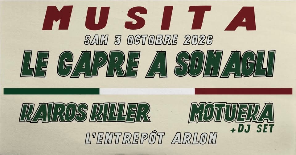 Musita #4 - Italian indierock festival - L'Entrepôt Arlon