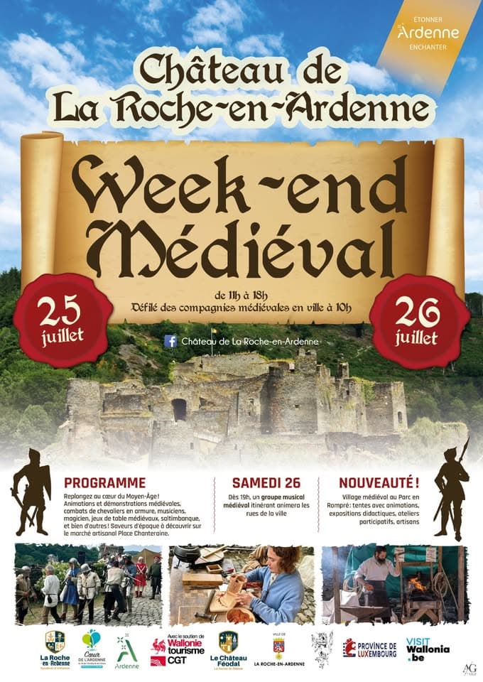 Medieval Weekend at the Château de La Roche-en-Ardenne