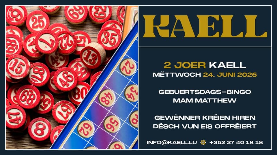 2 ans Kaell : Bingo d'anniversaire avec Matts