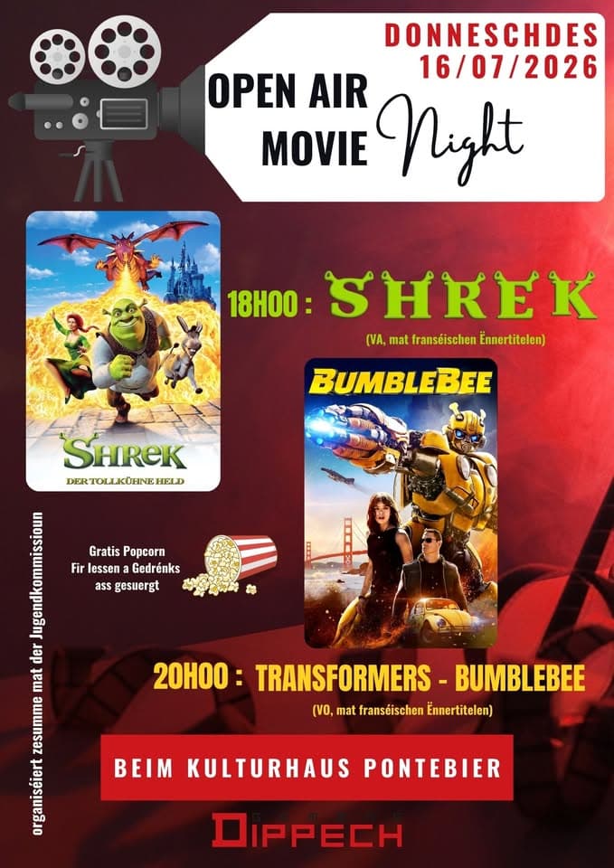 Soirée cinéma en plein air