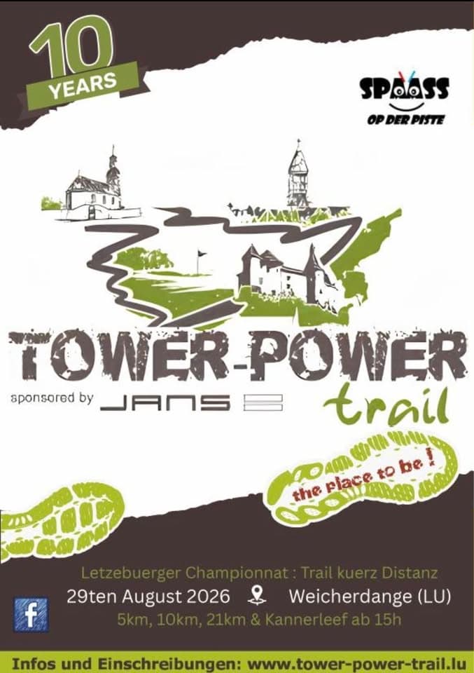 10th Tower-Power-Trail sponsored by JANS