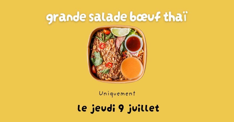 The great Thai beef salad returns on Thursday, July 9
