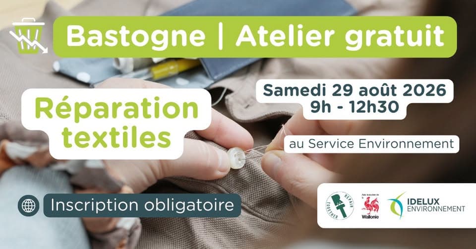 Atelier réparation textiles
