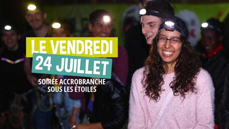 Accrobranche sous les étoiles