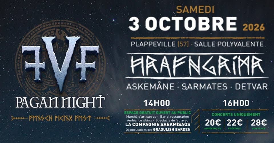 FVF - Pagan Night / Hrafngrimr - Det Var - Sarmates - Askemane