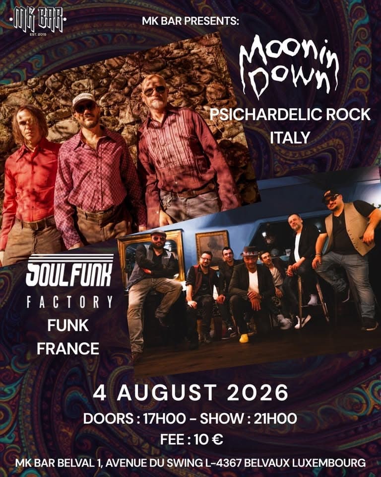 Moonin Down & Soulfunk Factory live au MK Bar