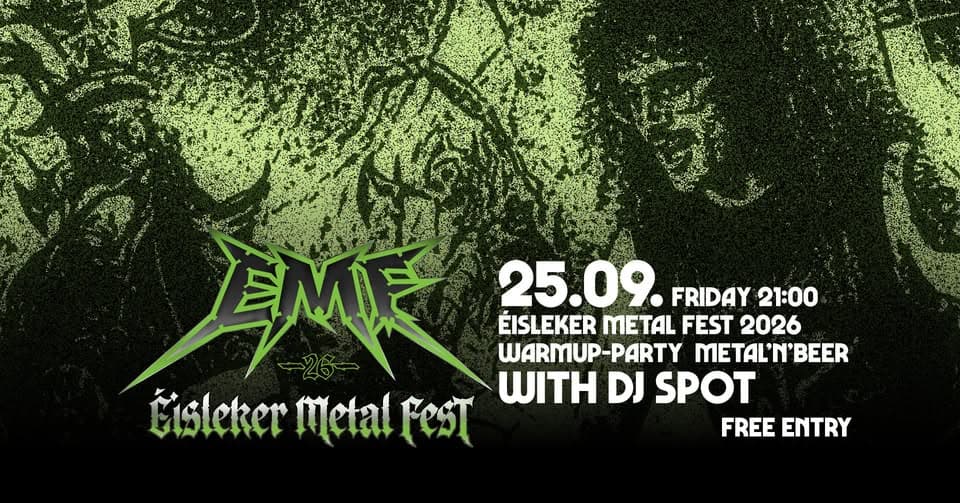 Éisleker Metal Fest Warm Up Party Friday