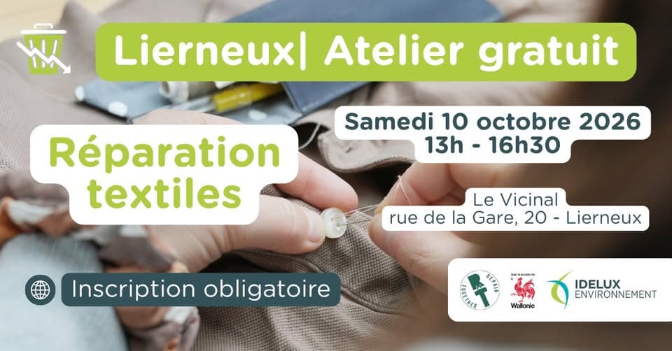 Atelier de réparation de textiles