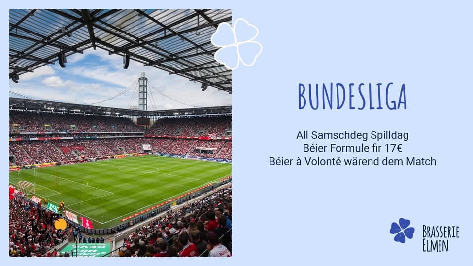 Bundesliga Live at Brasserie Elmen
