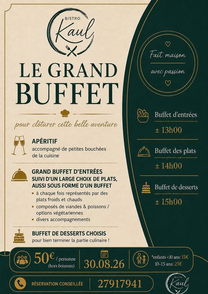 Le Grand Buffet de Départ