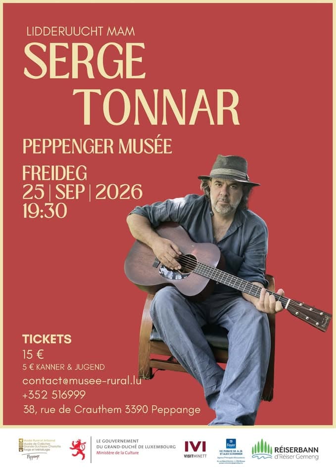 “LIDDERUUCHT” with Serge Tonnar