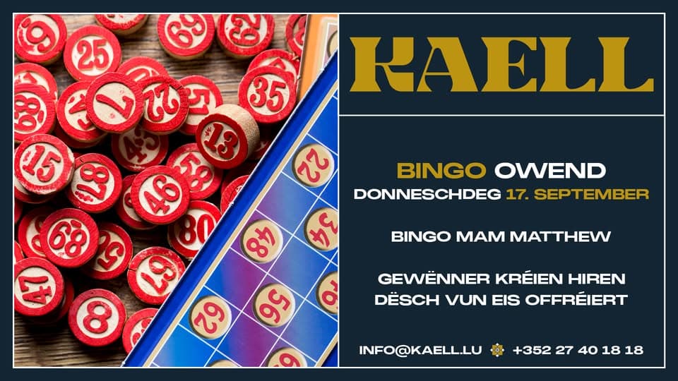 Soirée bingo avec Matts