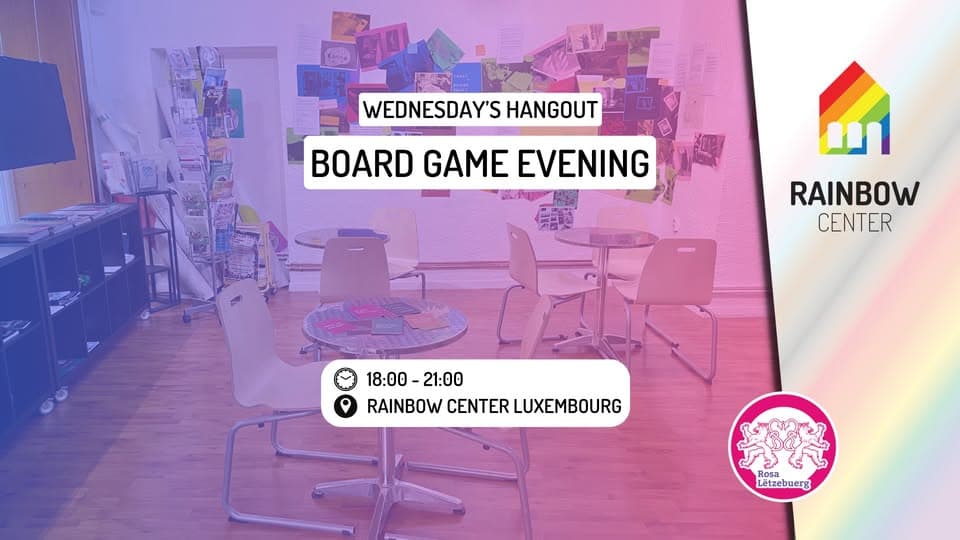 Wednesday’s Hangout : soirée jeux de société