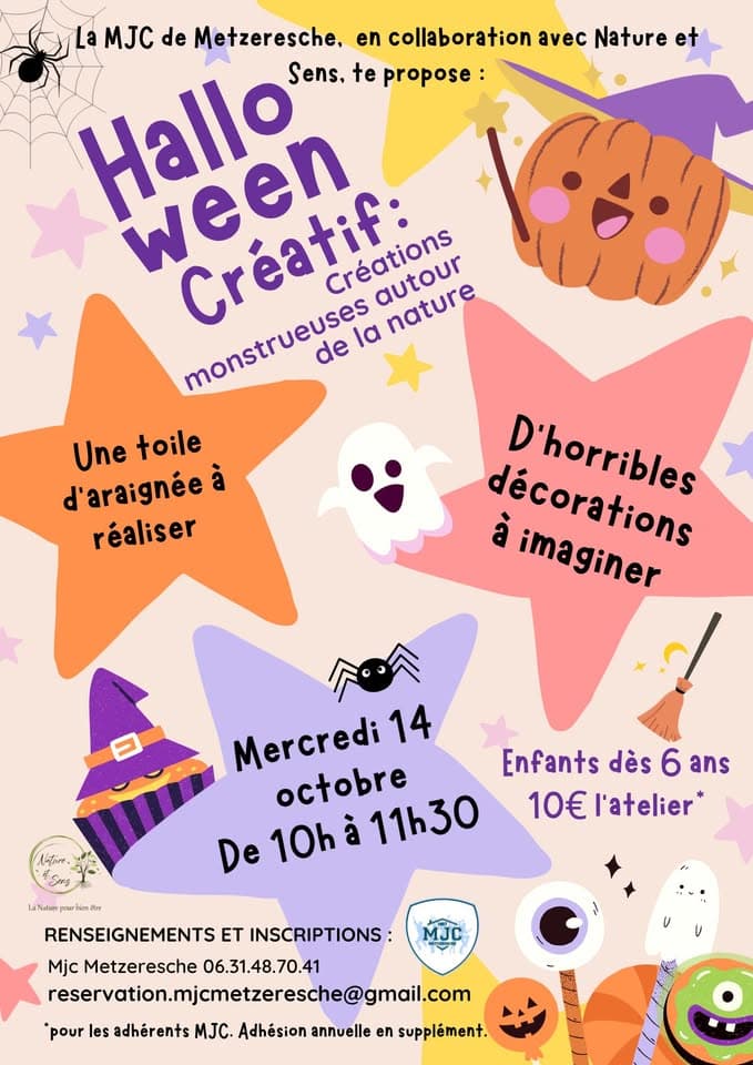 Atelier créatif : spécial Halloween
