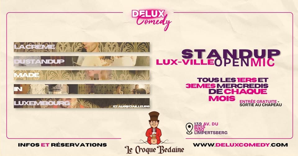 Standup Open-Mic Lux-Ville