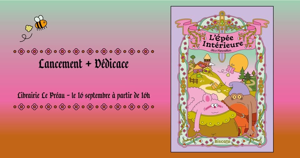 Launch and signing of Alice Monvaillier's comic book!
