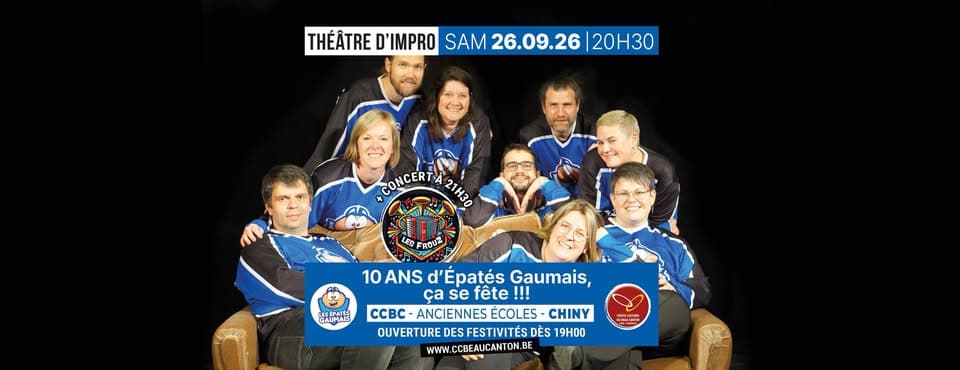 Théâtre d'Impro - 10 ans d'Épatés Gaumais, ça se fête !