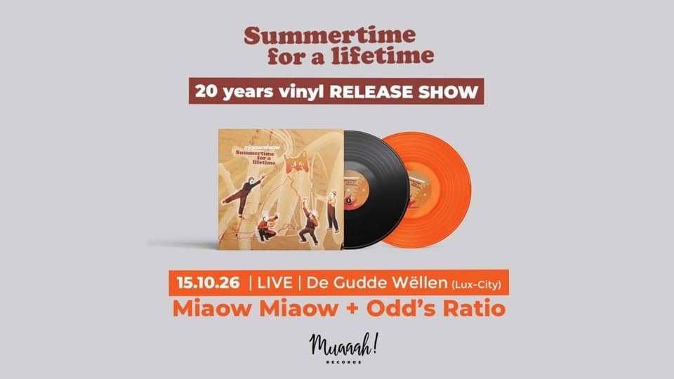 Miaow Miaow - Summertime for A Lifetime - Vinyl Release party