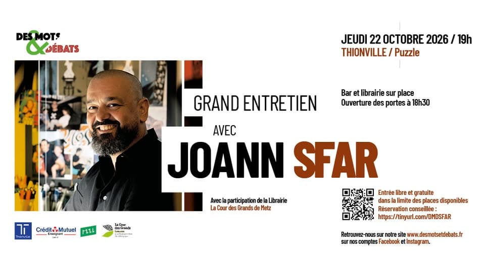 In conversation with Joann Sfar