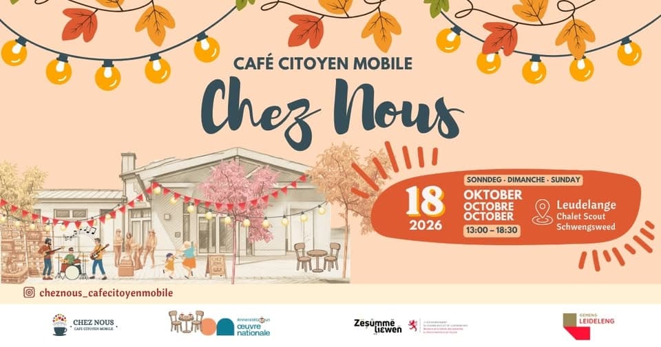 Mobile Community Café “Chez Nous” in Leudelange