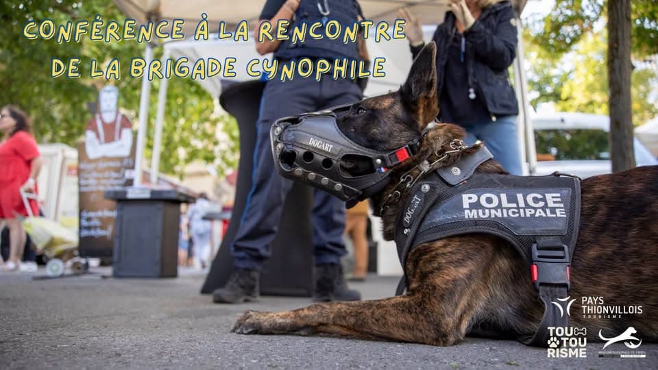 Conférence à la rencontre de la brigade cynophile