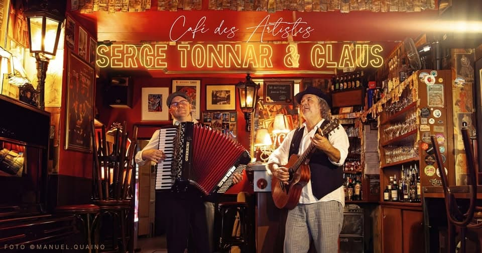 Serge Tonnar & Claus au Café des Artistes