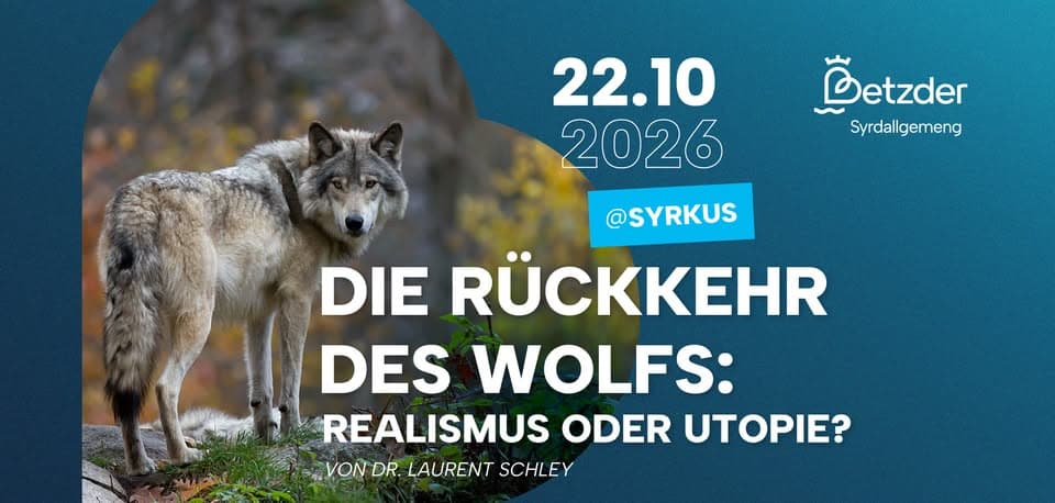 Le retour du loup : réalisme ou utopie ? Une conférence du Dr Laurent Schley