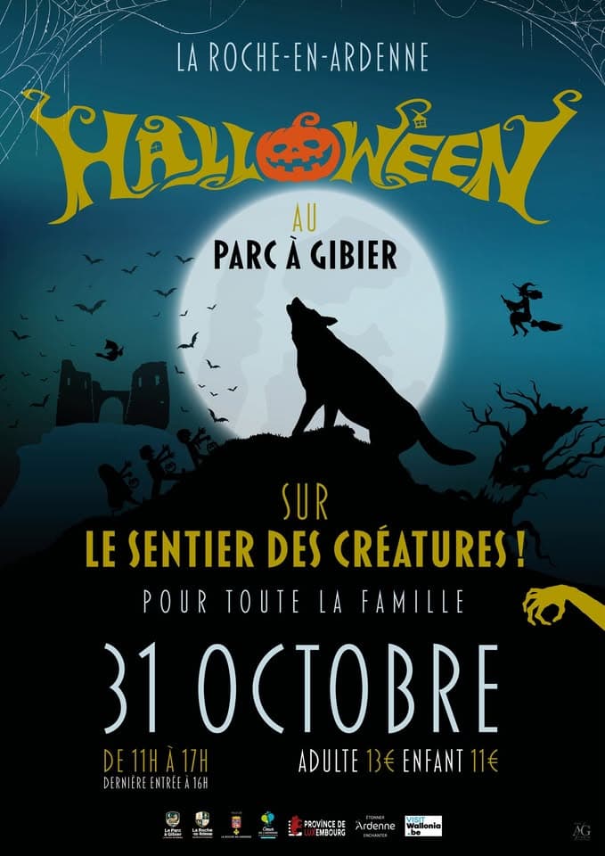 Halloween at the Wildlife Park of La Roche-en-Ardenne: Sentier des Créatures