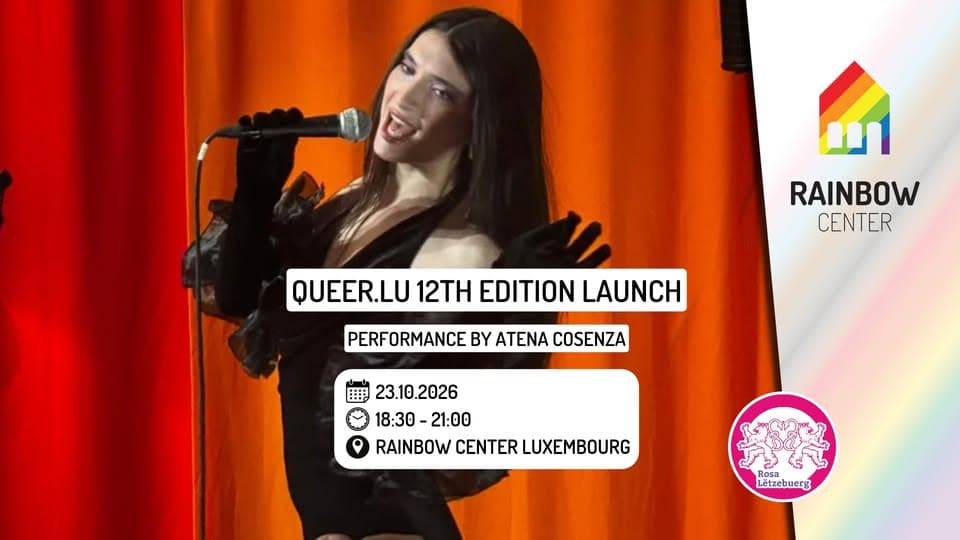 Lancement de la 12e édition de queer.lu – Performance d’Atena Cosenza
