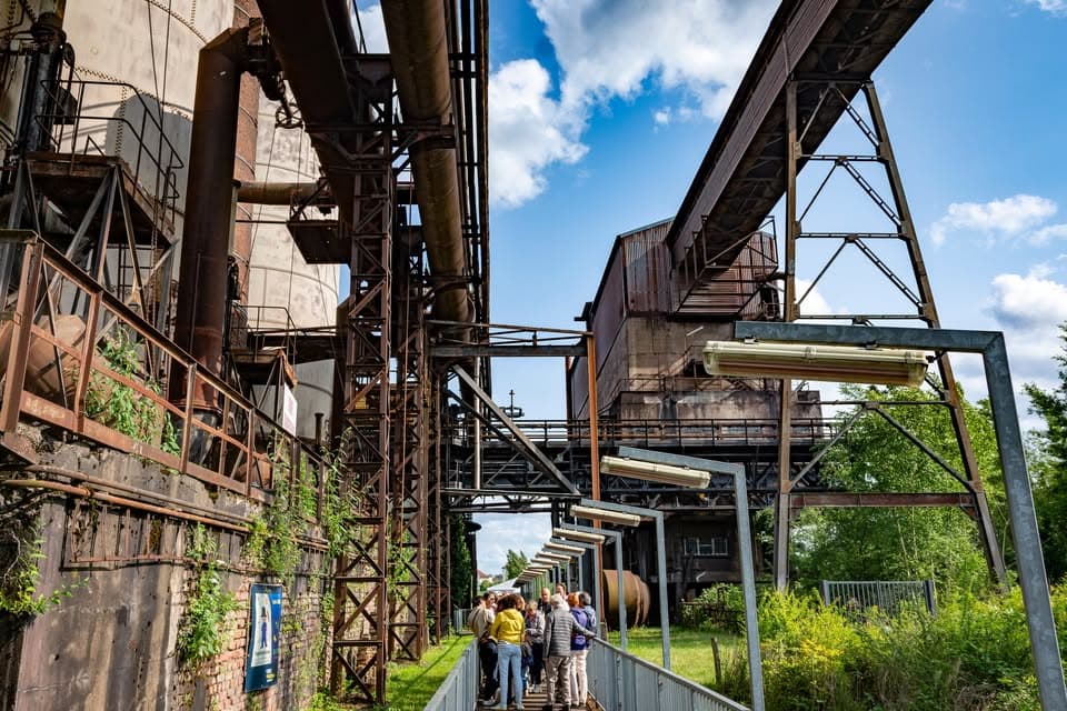 Guided tour of the blast furnace