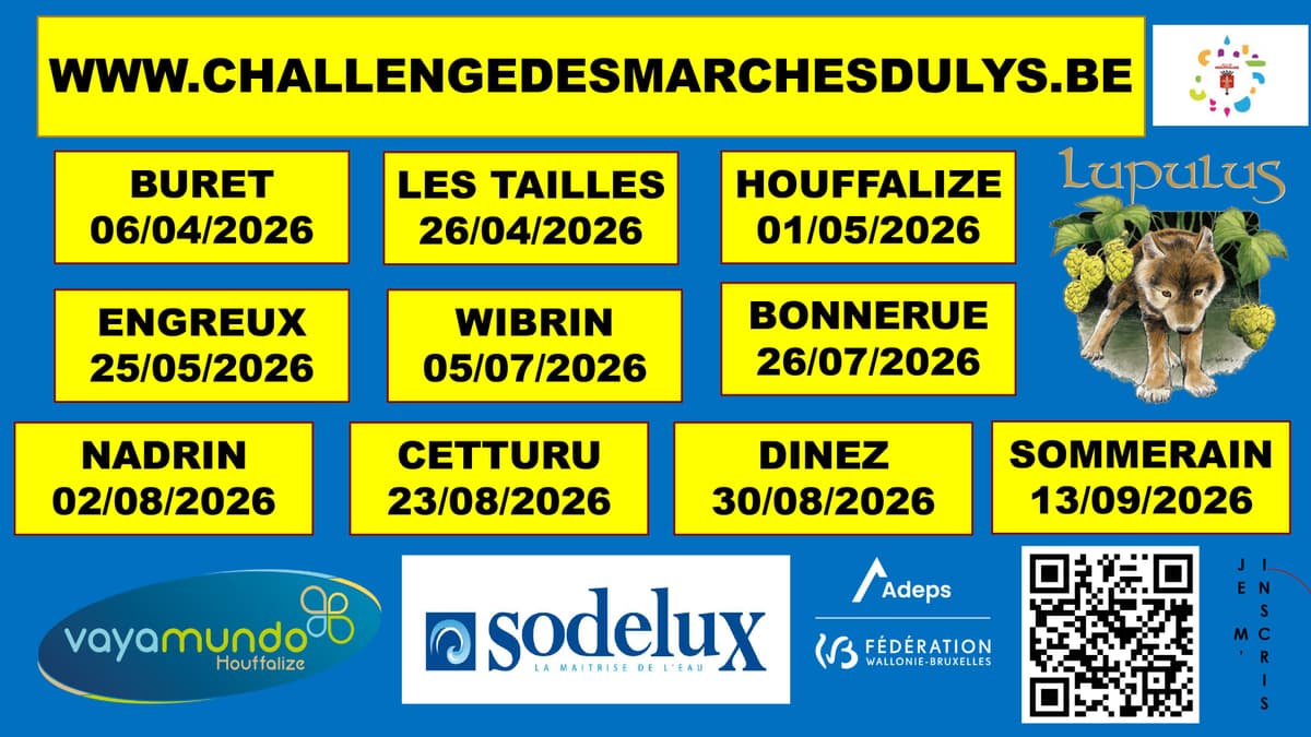Marche Adeps - Challenge des marches du Lys