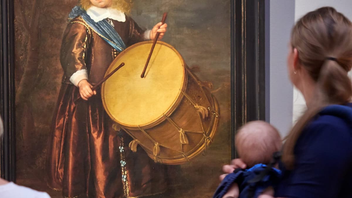 Parents & babies at the museum