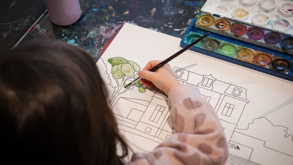 The magic of water and colors