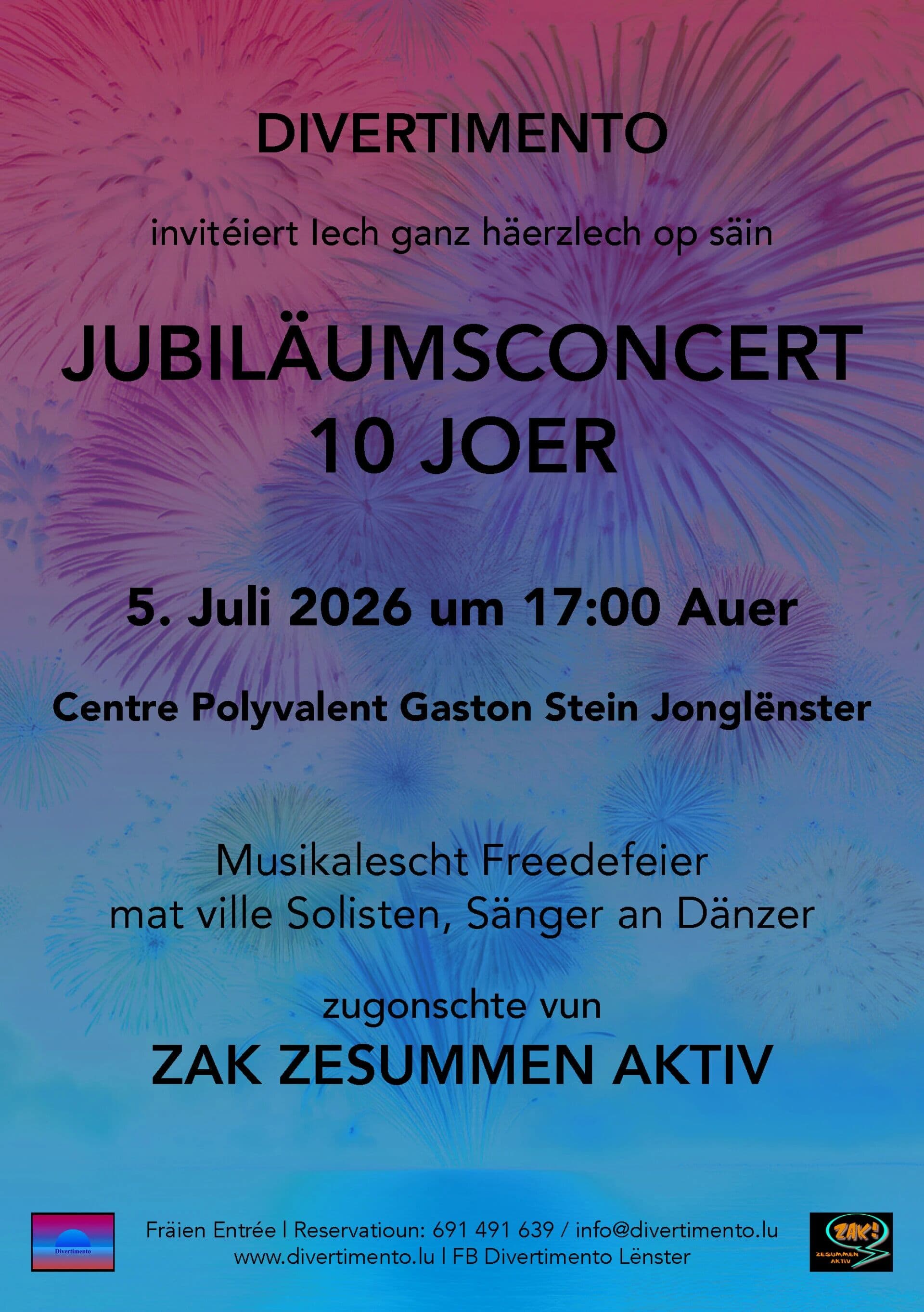 10th Anniversary Concert of Divertimento