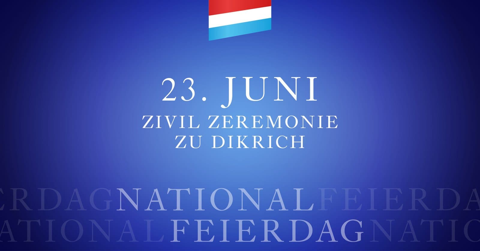 Cérémonie civile • Fête Nationale