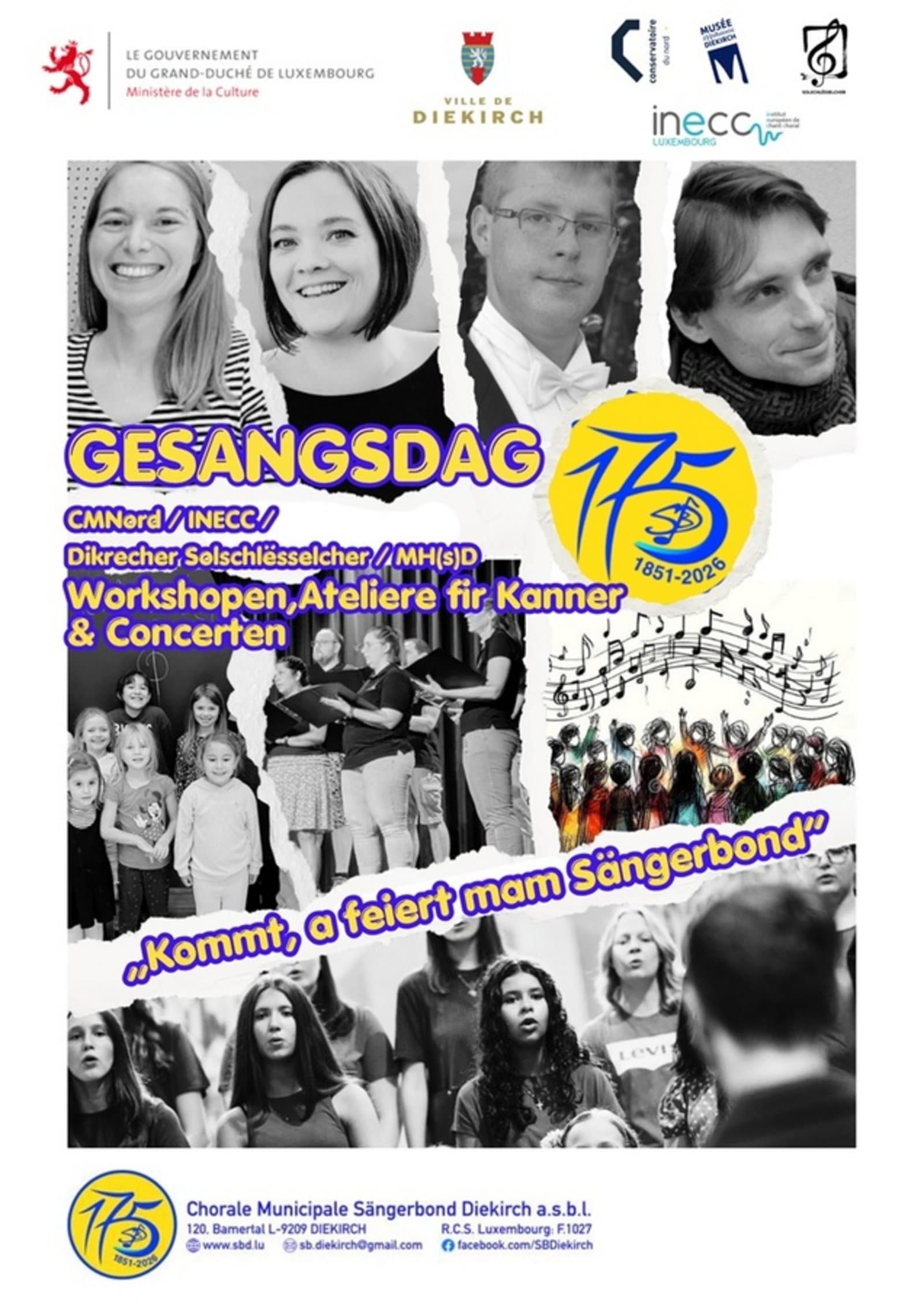 Gesangsdag : concert d'été par Dikrecher Solschlësselcher
