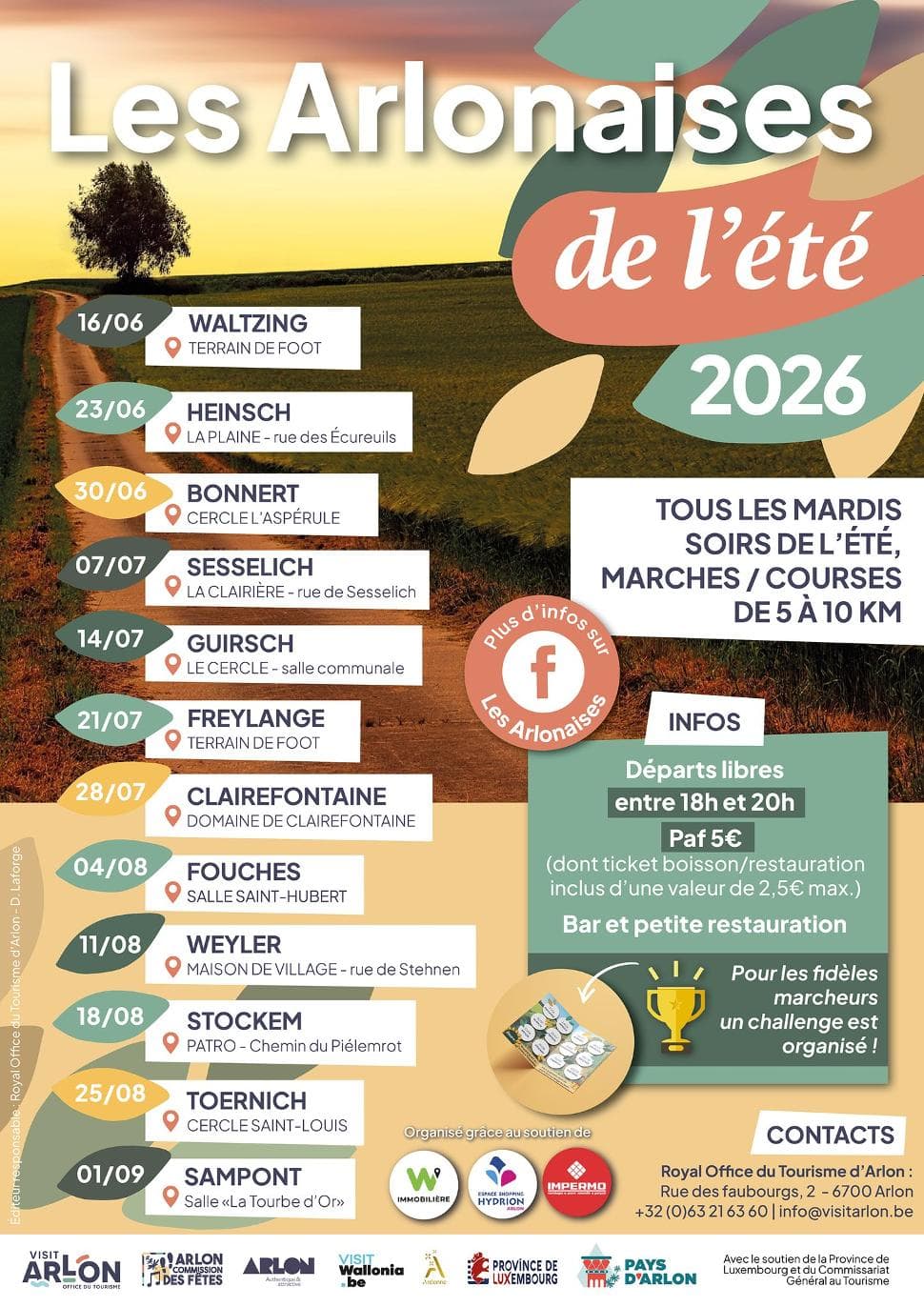 Les Arlonaises de l'été 2026