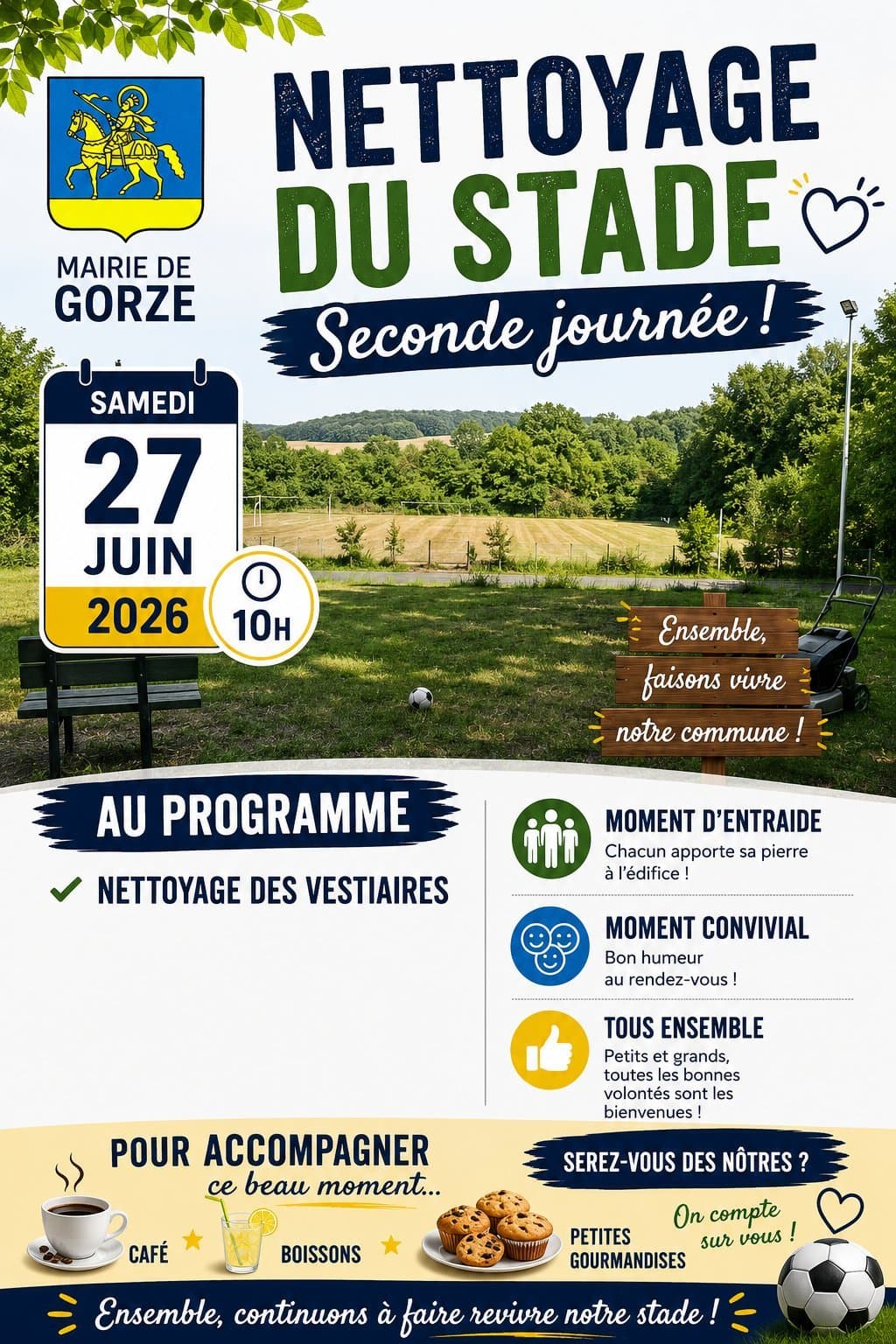 Le stade reprend vie… et l’aventure continue !