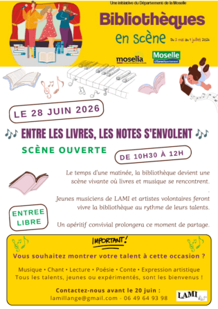 Scène ouverte LAMI et Bibliothèque