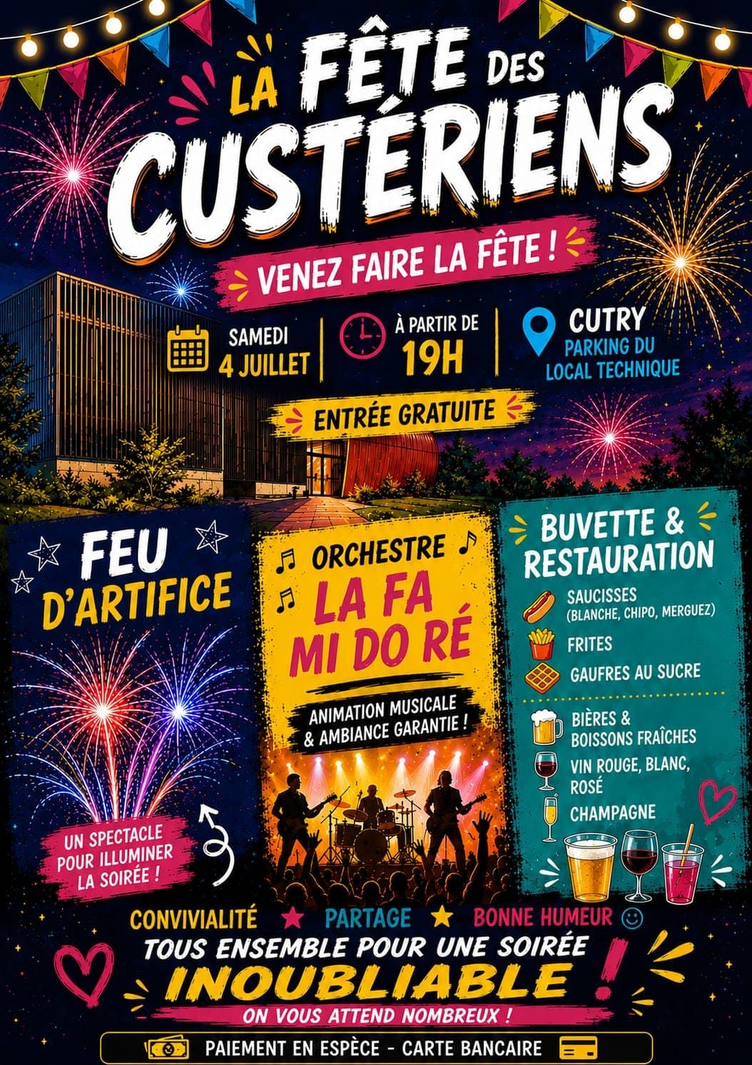 The Custériens' Festival in Cutry