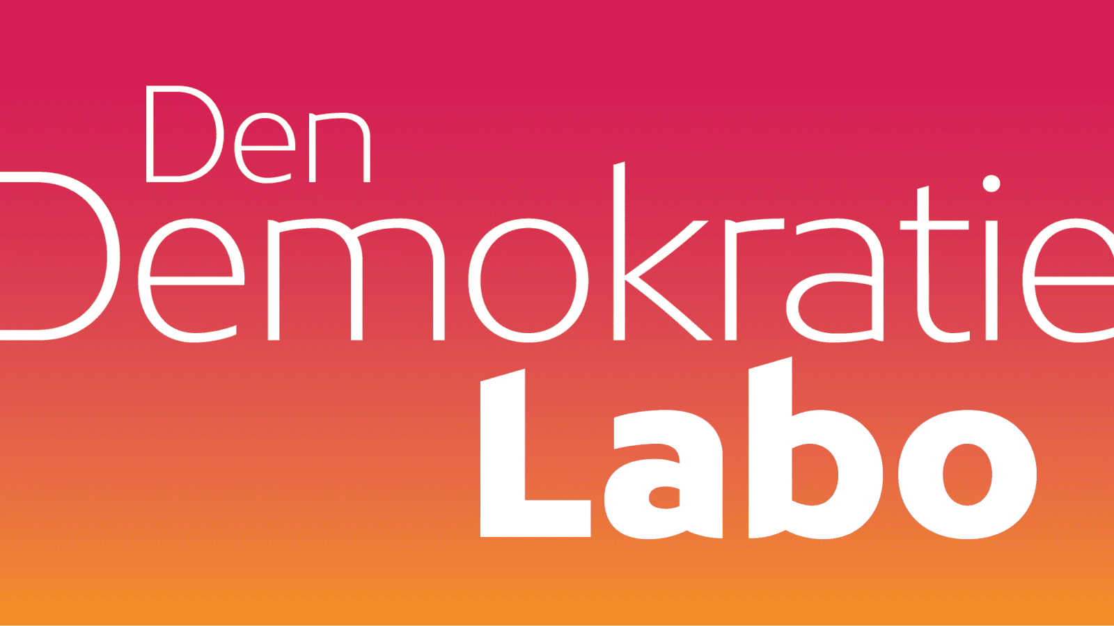 Den DemokratieLabo - Exposition